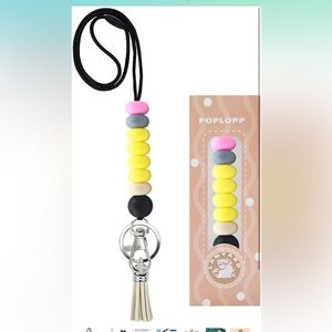 Beaded pencil lanyard